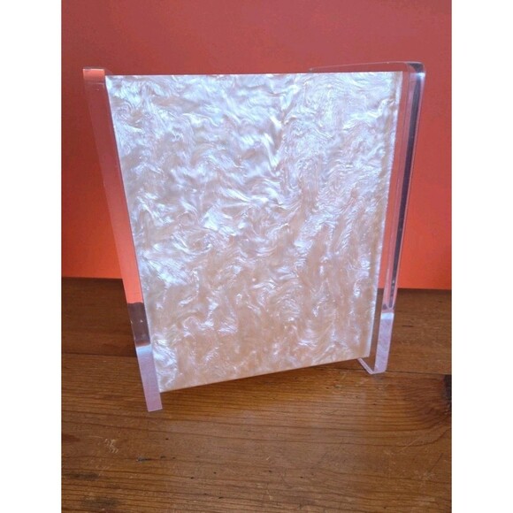 Vtg L & R Enterprises Lucite Light Trash Waste Container Made In CA USA - Picture 4 of 14
